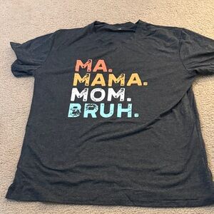 Graphic Kids T-Shirt - Multicolor Text on Black